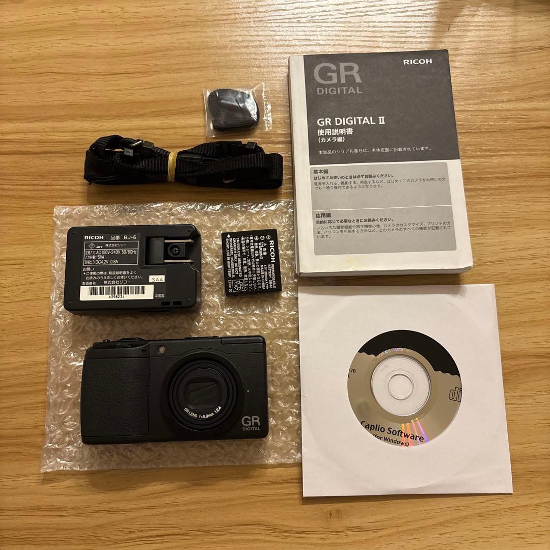 【美品・動作保証品】　リコーGR DIGITAL II コンパクトデジタルカメラ