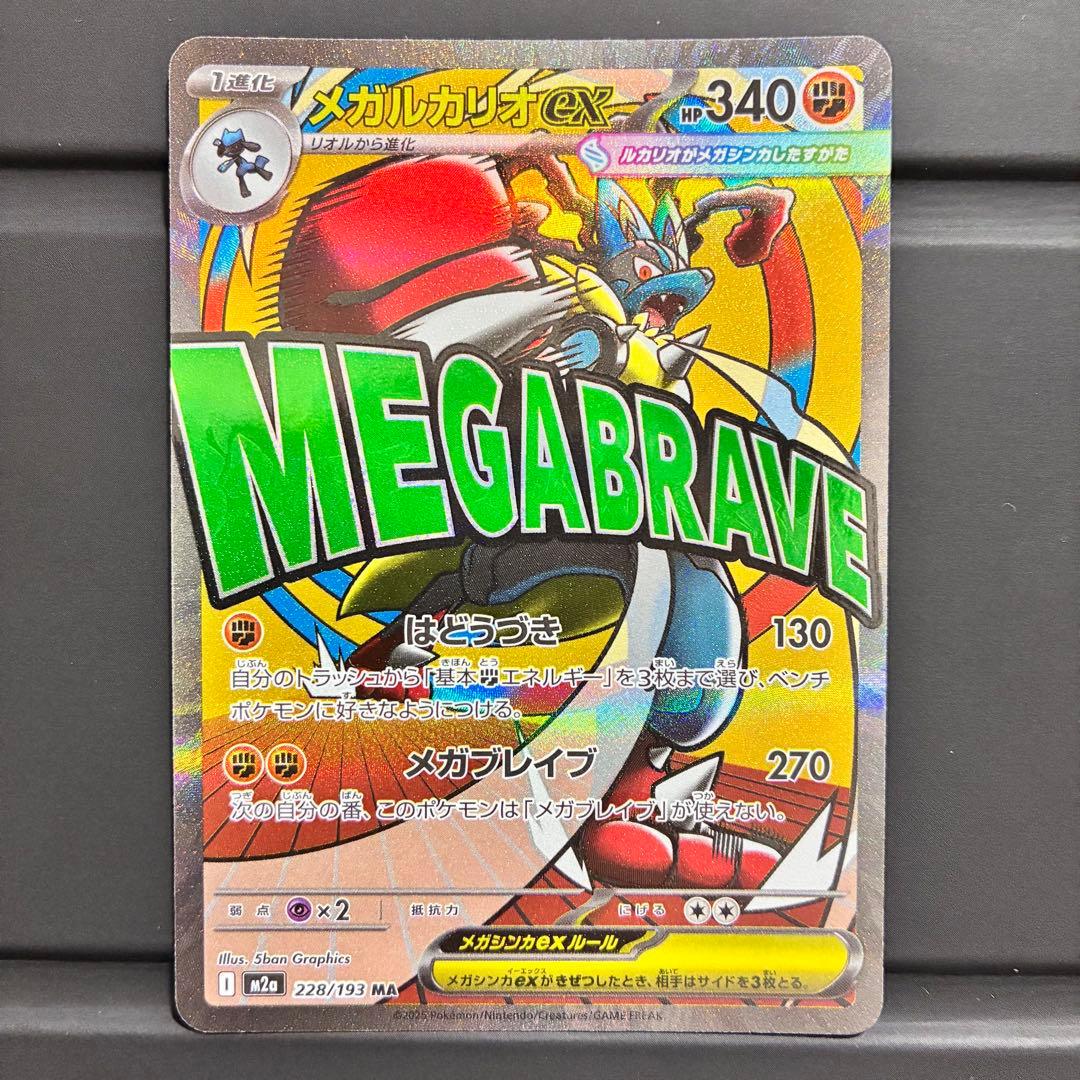 [エラーカード] メガルカリオEX 228/193 ホロカード