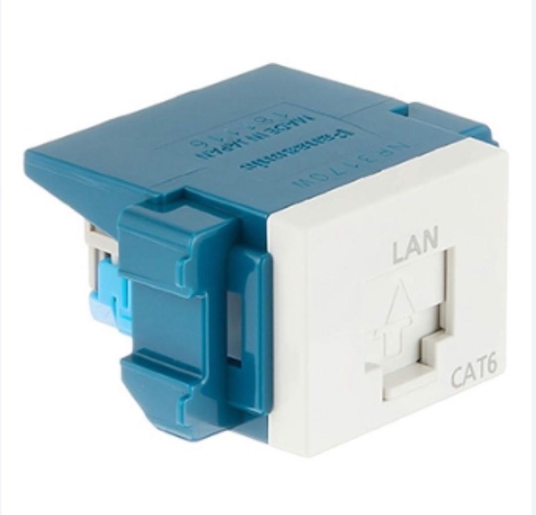 NR 3170W CAT6 LANモジュラージャック 10個入り