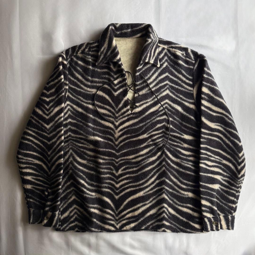 50s vintage fake fur pullover \