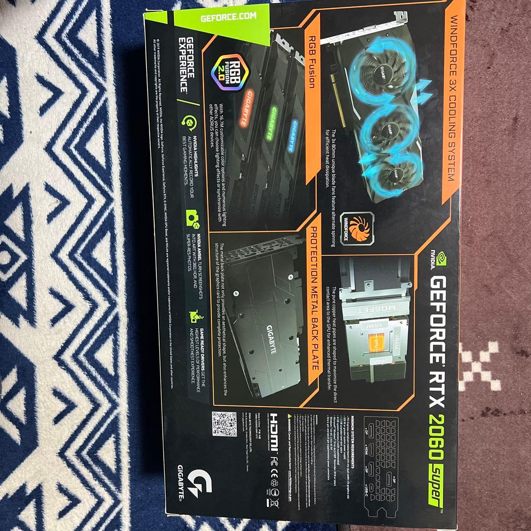 GEFORCE RTX2060super 8GB ocモデル 美品