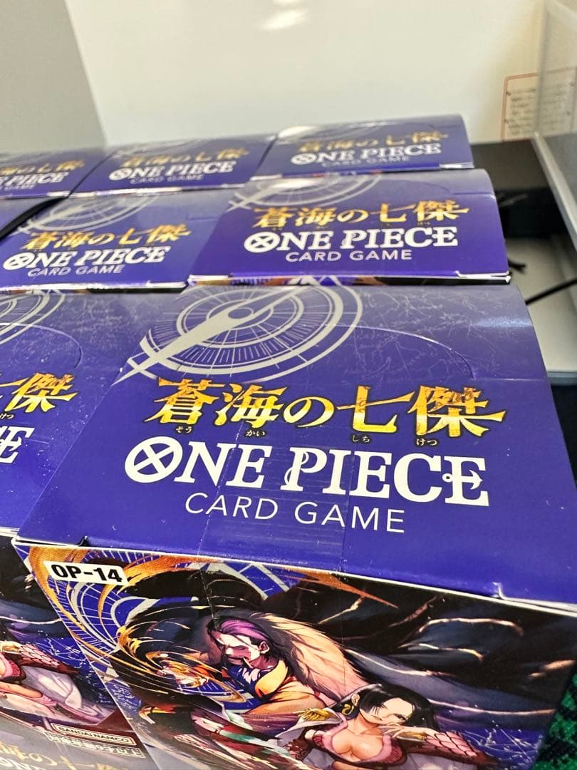 ワンピース カードゲーム 蒼海の七賢 12BOXセット新品未開封テープ付きです。