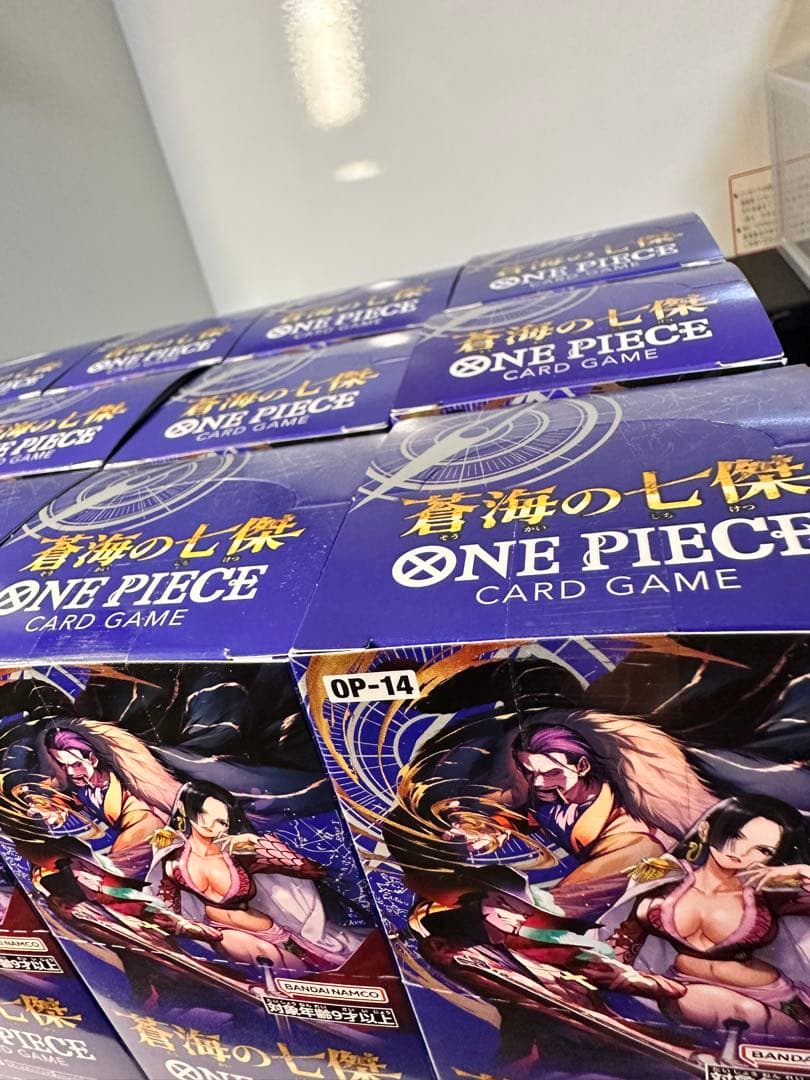 ワンピース カードゲーム 蒼海の七賢 12BOXセット新品未開封テープ付きです。