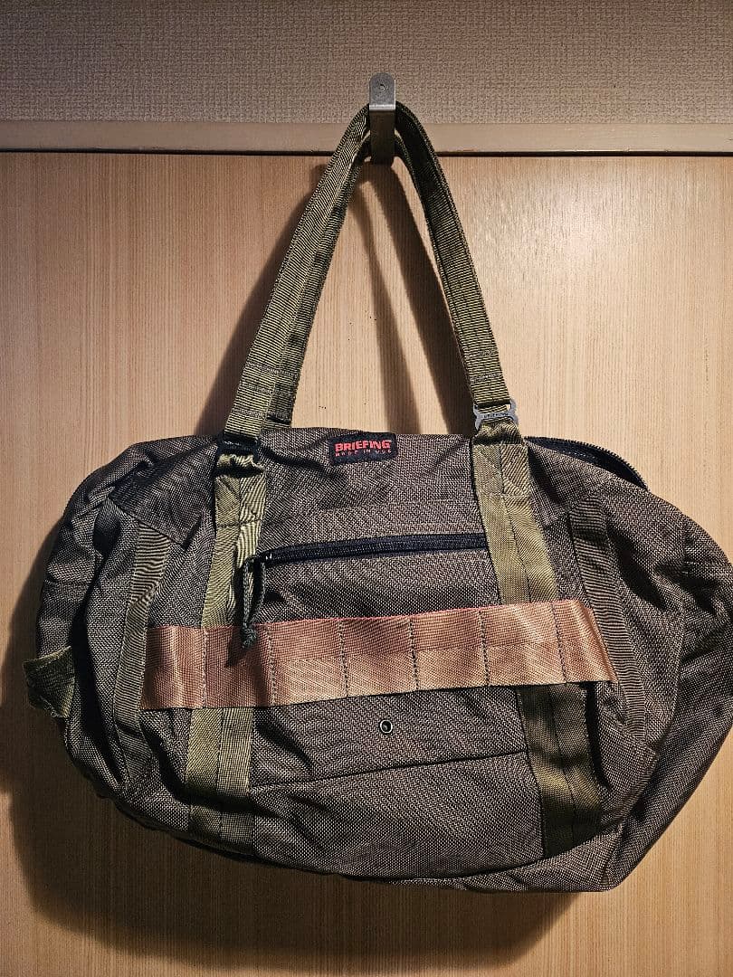 BRIEFING トートバッグ グレー/オリーブ