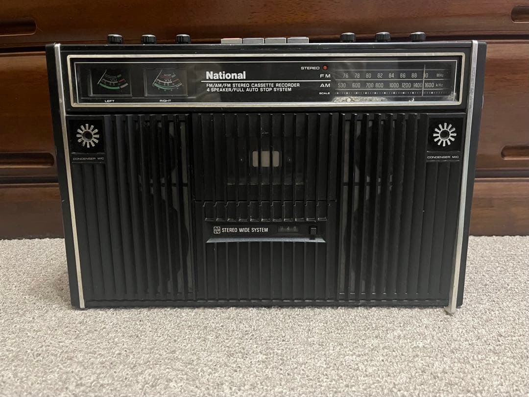 National AM/FM ステレオカセットレコーダー　RS-457