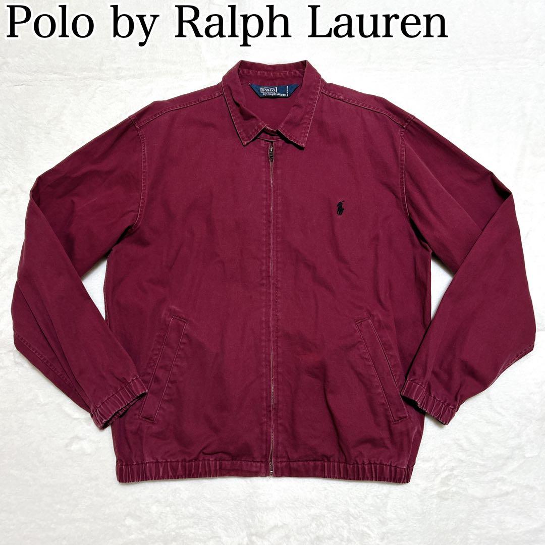 ニ*ト様 レアカラー✨ ラルフローレン スイングトップ バーガンディ 90s 三