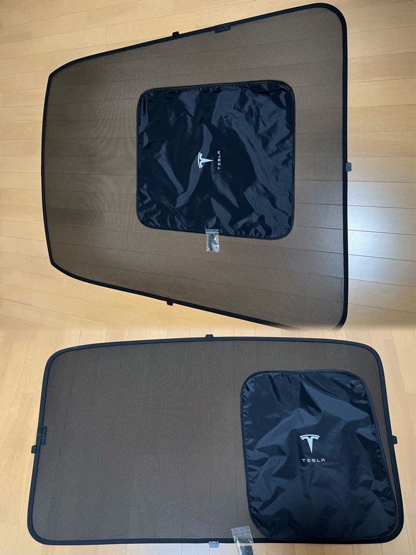 【フロントとリアのセット】 テスラ　モデル3用　ガラスルーフサンシェード