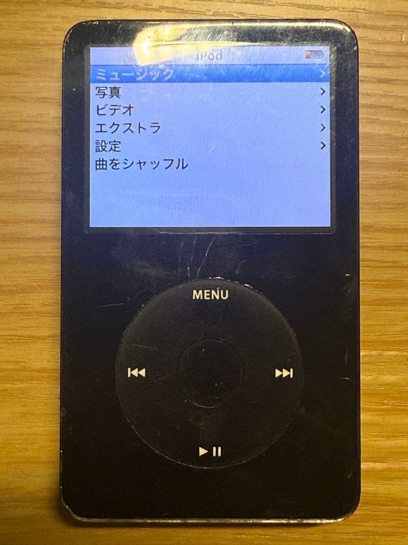 iPod Classic A1136 80GB 動作確認済み ケーブル付