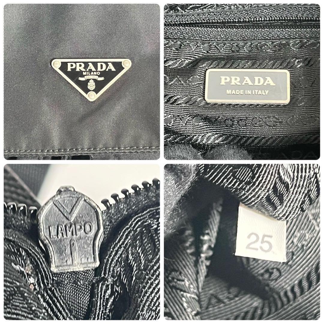 【超美品・使用感少ない✨】プラダ メッセンジャーバッグ クロスボディ 三角ロゴ