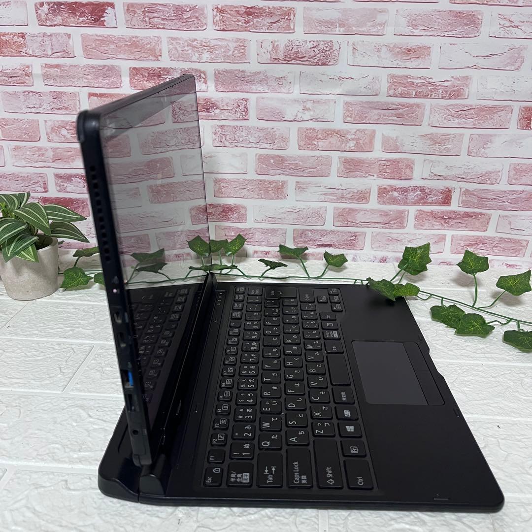 タッチパネル美品 SSD128GB メモリ8G★Q738/SB ノートPC157