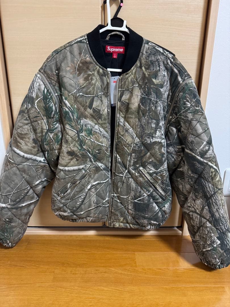 美品！supreme リアルツリー　ボンバージャケット　M