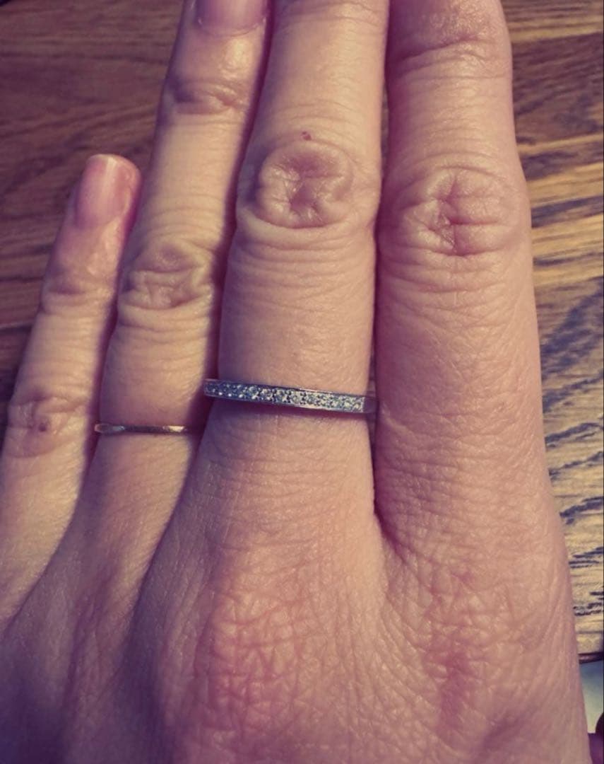 VENDOME ホワイトゴールドダイヤモンドリング 12号 k18