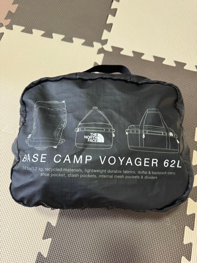 旅行かばん・小分けバッグ THE NORTH FACE BASE CAMP VOYAGER 62L