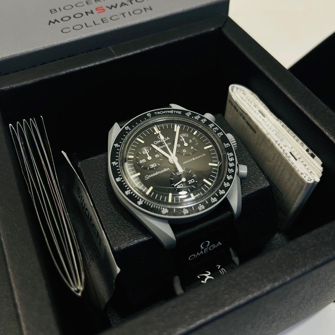 極美品 オメガ　ムーンスウォッチ ミッショントゥザムーン SO33M100