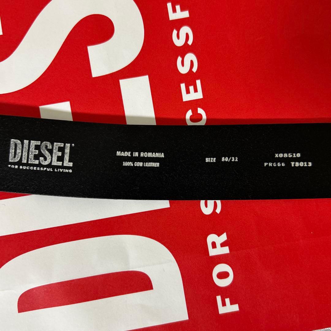 DIESEL 黒レザーベルト