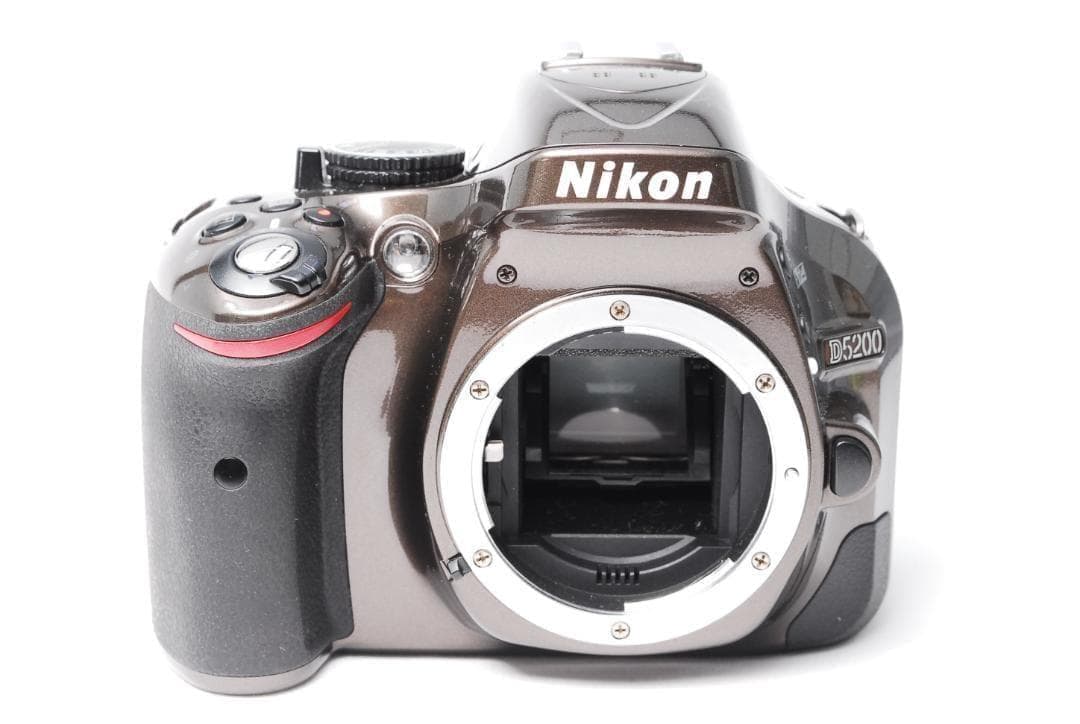 Nikon D5200 Wレンズ 一眼レフ スマホ転送 レアなブロンズカラー