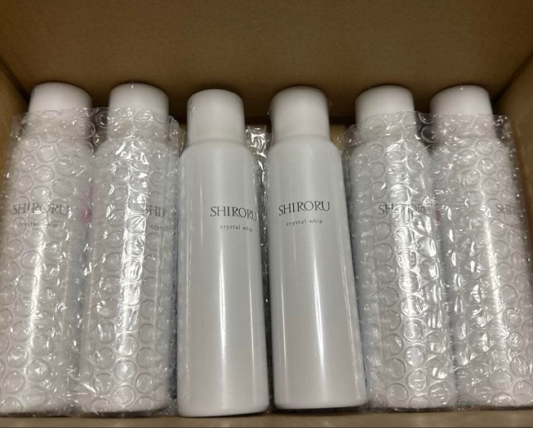 SHIRORU（シロル） クリスタルホイップ 高濃度炭酸泡洗顔　6本セット