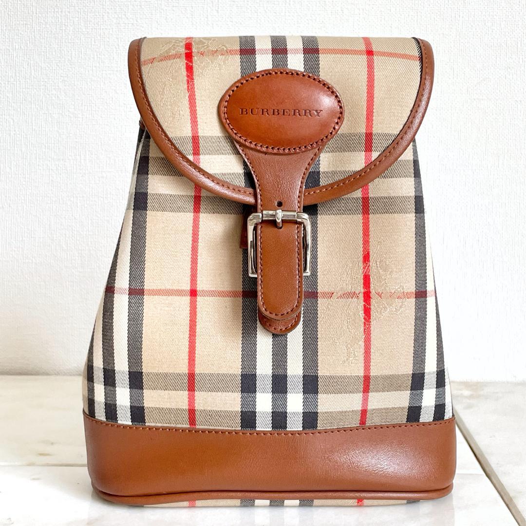 5863 BURBERRY バーバリー ヴィンテージ ミニリュック ノバチェック