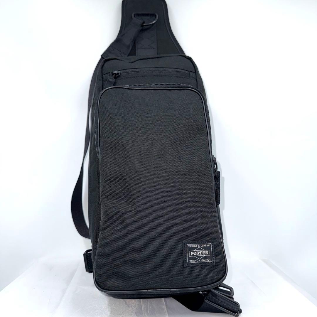 アマリージョ ✨美品✨PORTER ポーター ボディバッグ ブラック