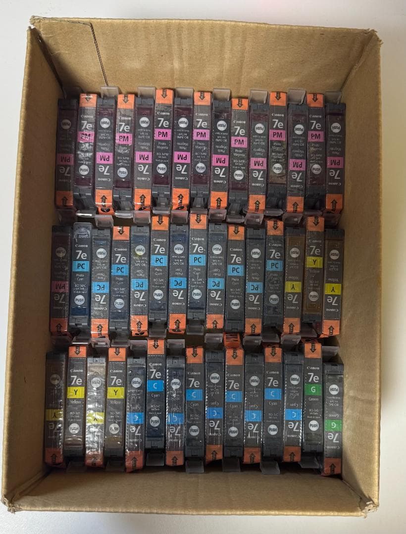 大量 Canon キヤノン 純正 インクカートリッジ BCI-7e