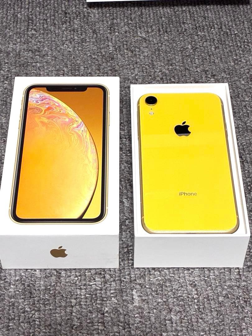 Apple iPhoneⅩr本体　イエロー au 64GB