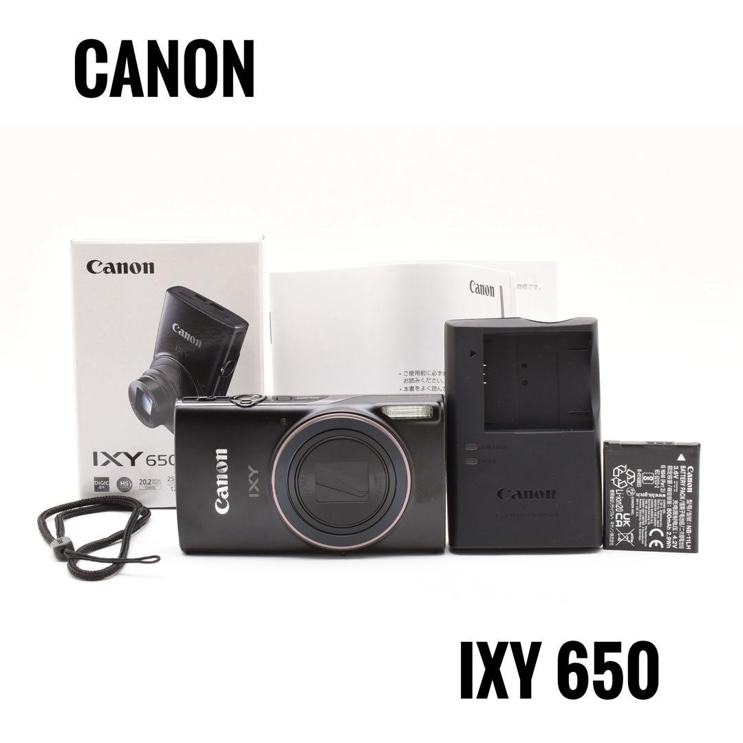 【美品】キヤノン CANON IXY 650 black