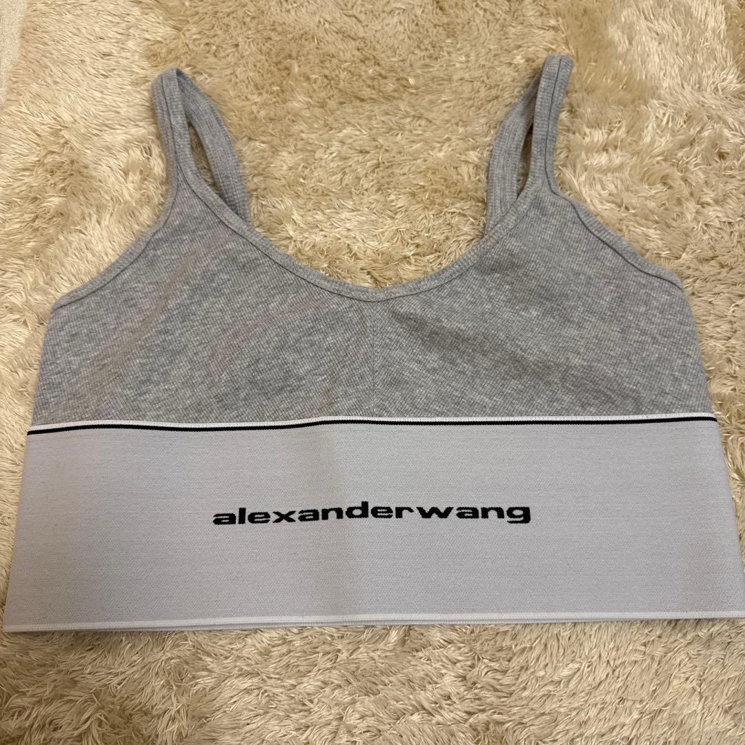 alexander wang グレー ブラトップ