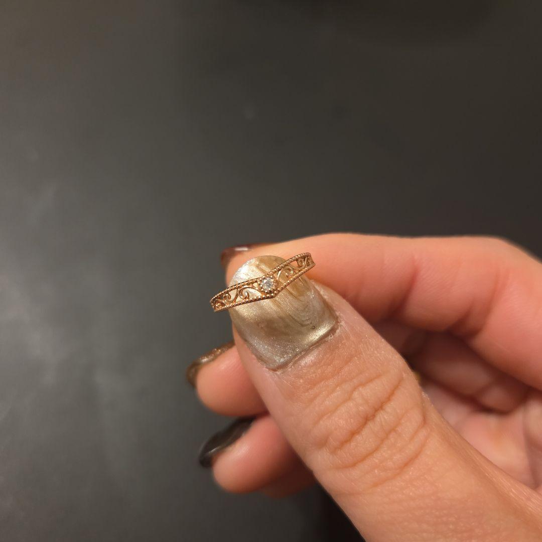 ツツミ　リング　ピンキーリング