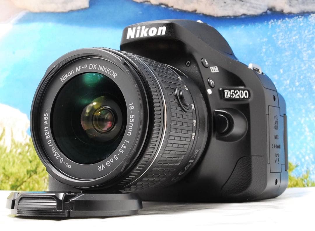 ❣️Nikon D5200❣️すぐ使えるセット❣️スマホ転送OK❣️手ぶれ補正レンズ❣️