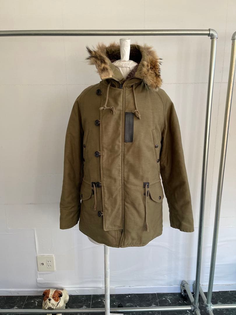 CALEE キャリー HEAVY BACK SATIN N-3B JACKET