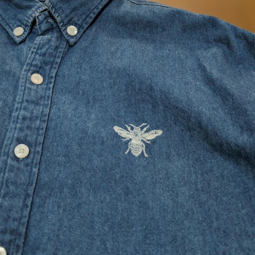 F.A.T(エフエーティー) B.D.Dee Blue ボタンダウンデニムシャツ