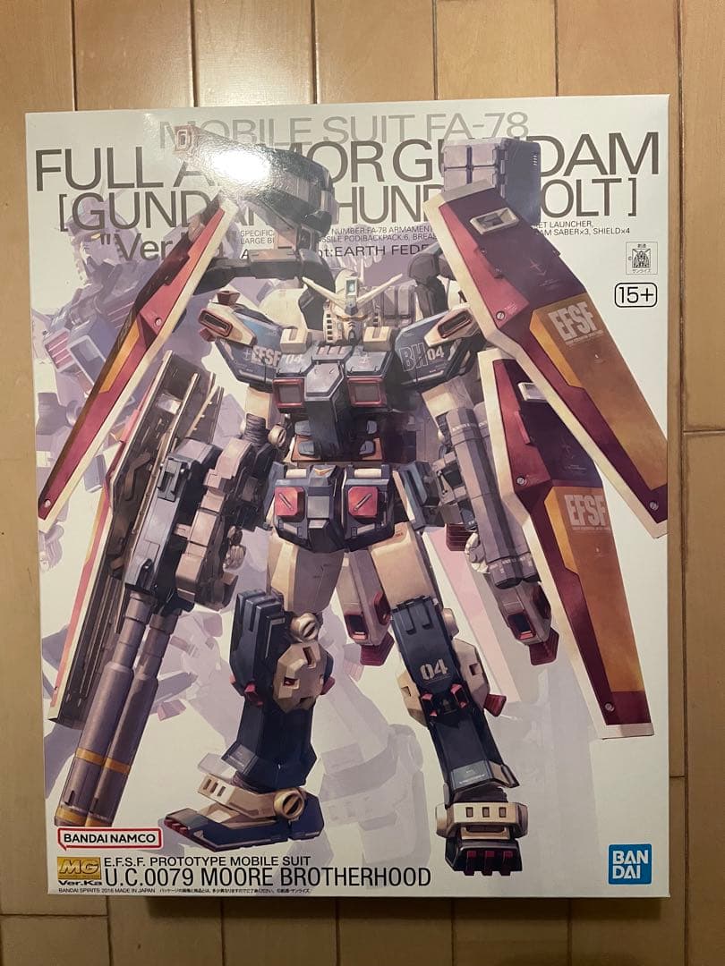 新品未組立 1/100 MG 1/100 フルアーマーガンダム ver.ka