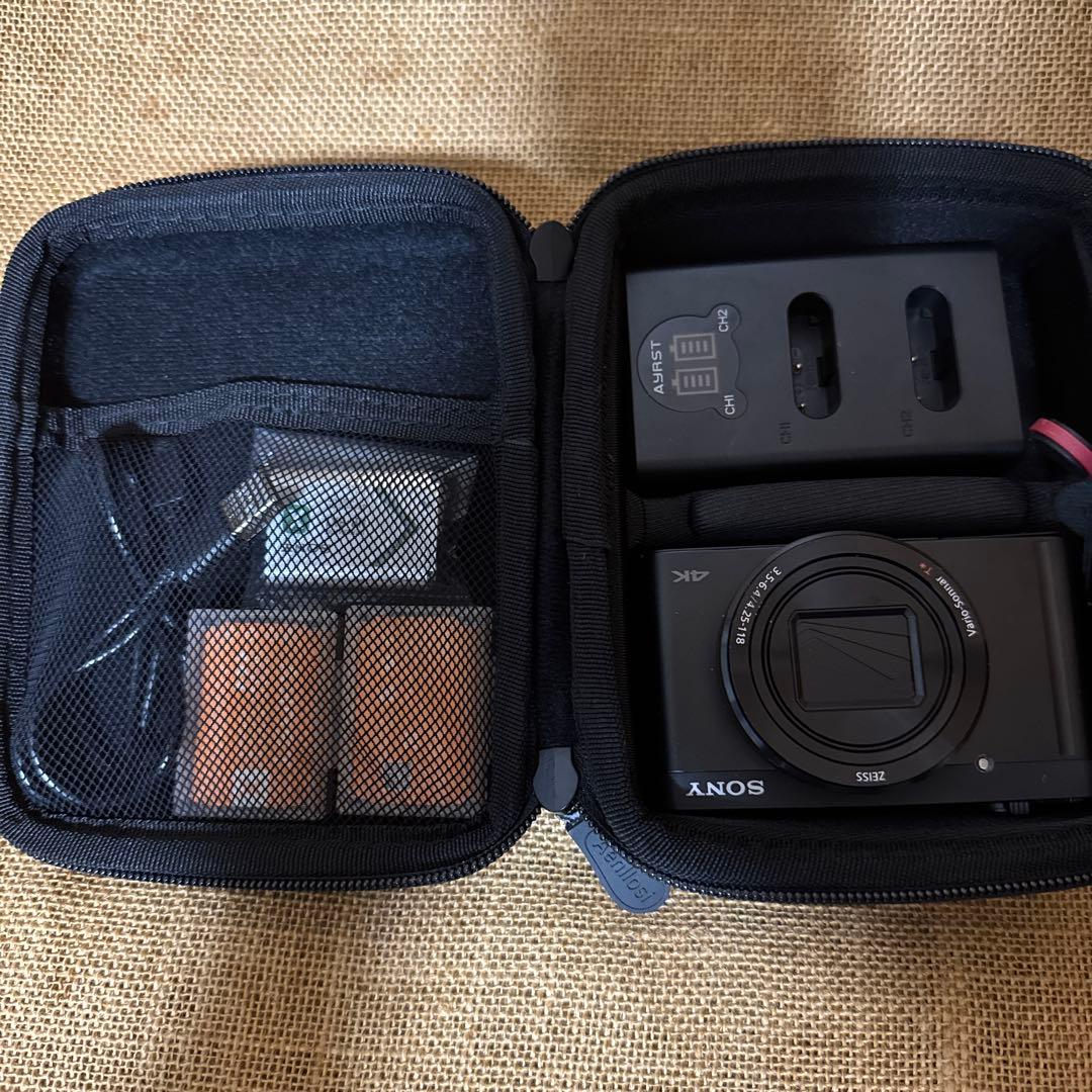 SONY サイバーショット DSC-WX800 4K 同時充電器 バッテリー3個