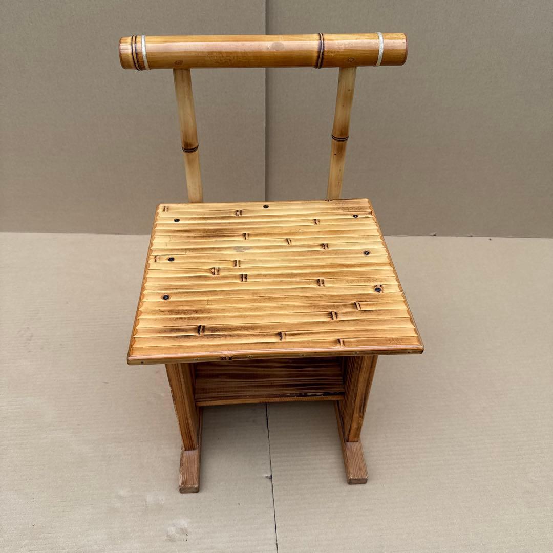 梅里竹芸　椅子　竹　【A-98】