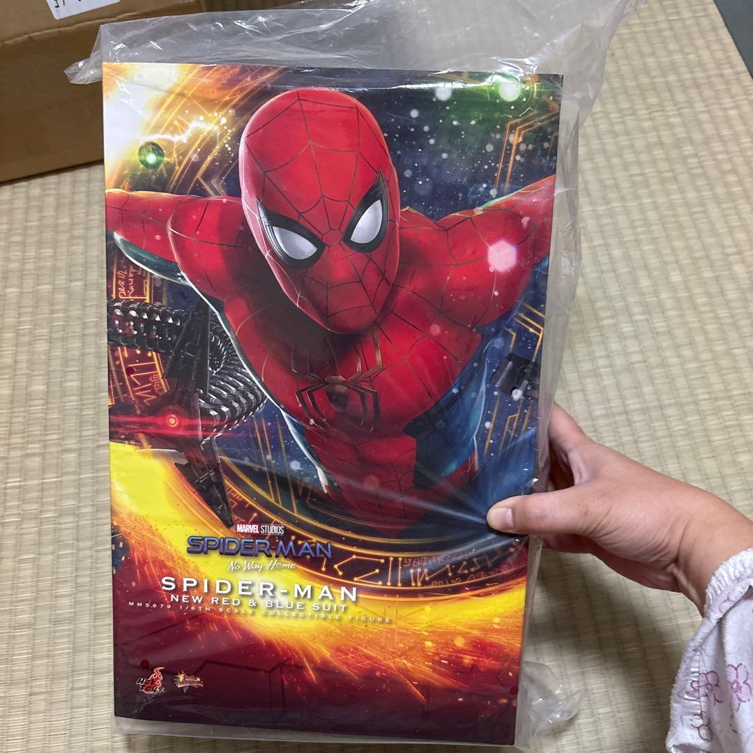 ほ*や様 ホットトイズ スパイダーマン ニュー・レッド＆ブルースーツ ノー・ウェ