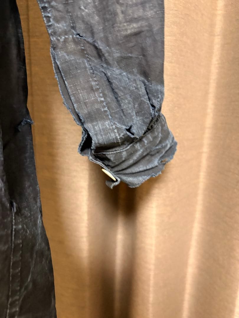 20s 30s インディゴリネン フランス ビンテージ マキニョン ビヨード