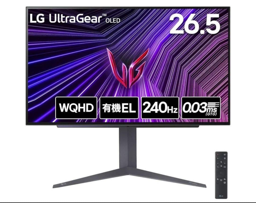 UltraGear27GS95QE-B 27インチ 第3世代OLED 1440p
