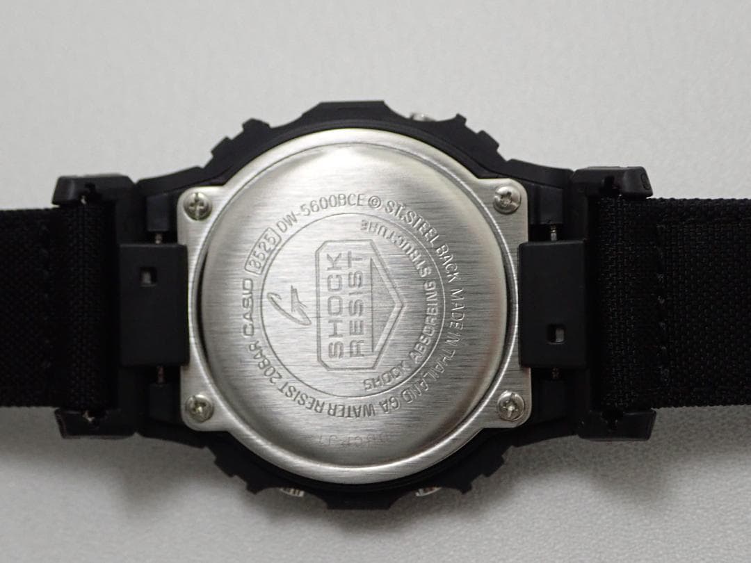 【１回だけ着用】美品 CASIO G-SHOCK DW-5600BCE-1JF