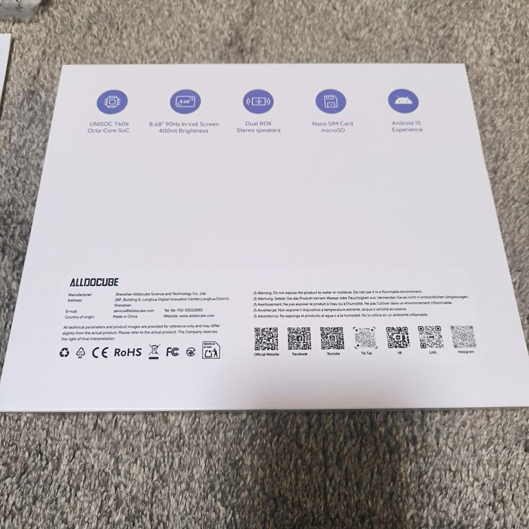 美品！Alldocube i play60mini 8.7インチCellular