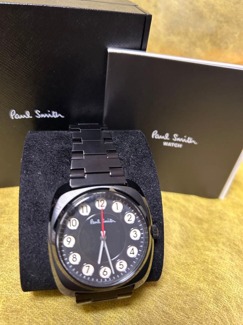 るう♡Paul Smith ブラック アナログ時計　三浦春馬さん