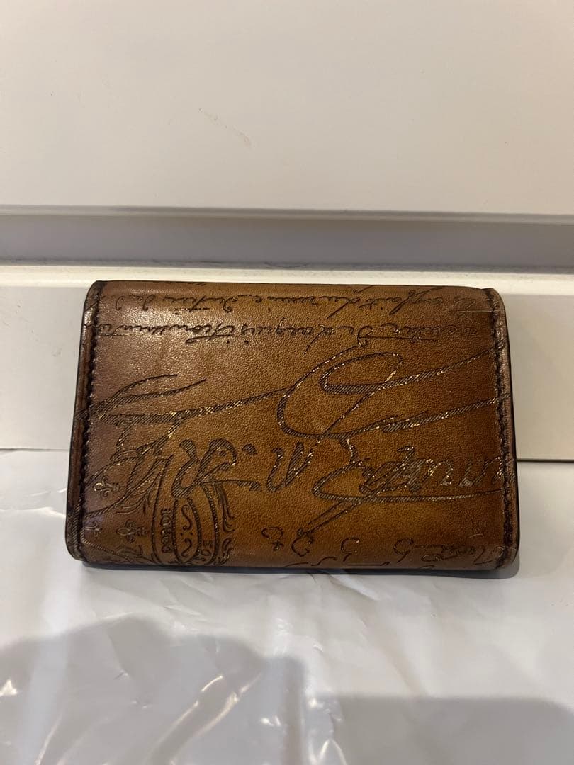 ベルルッティ 名刺入れ ゴールデンパティーヌ 美品