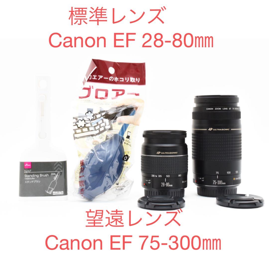 （2セット） Canon EF 28-80&Canon EF 75-300