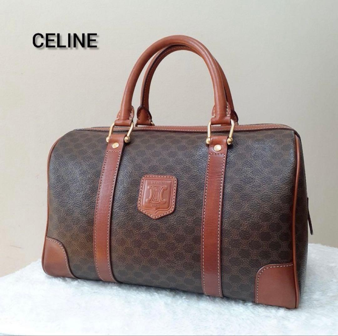 値下げ中！CELINE セリーヌ　トリオンフ　ミニボストンバッグ　マカダム