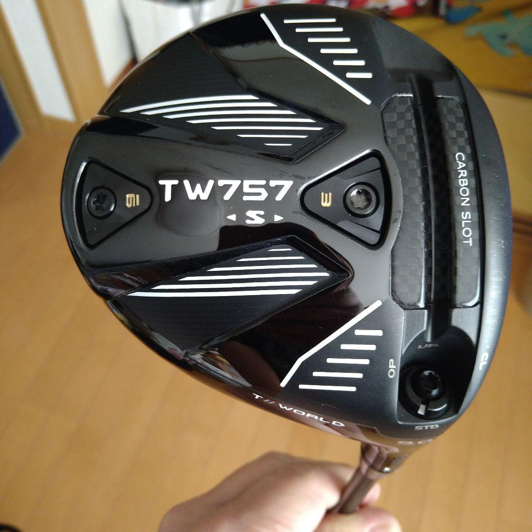 「美品」HONMA TW757S ドライバー 9.0度、カバー、レンチ、説明書付