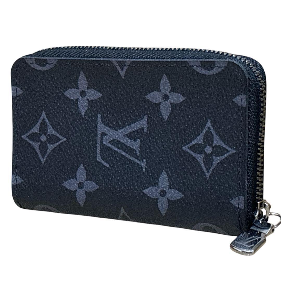 極美品 ルイヴィトン 財布 モノグラム エクリプス ジッピー パース