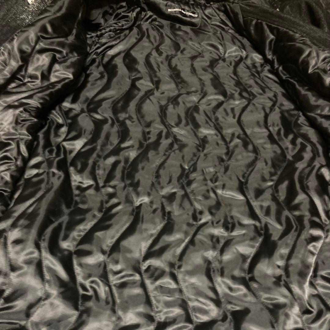 BERNINGS SHO ファー ブラックデニム モッズコート L 美品