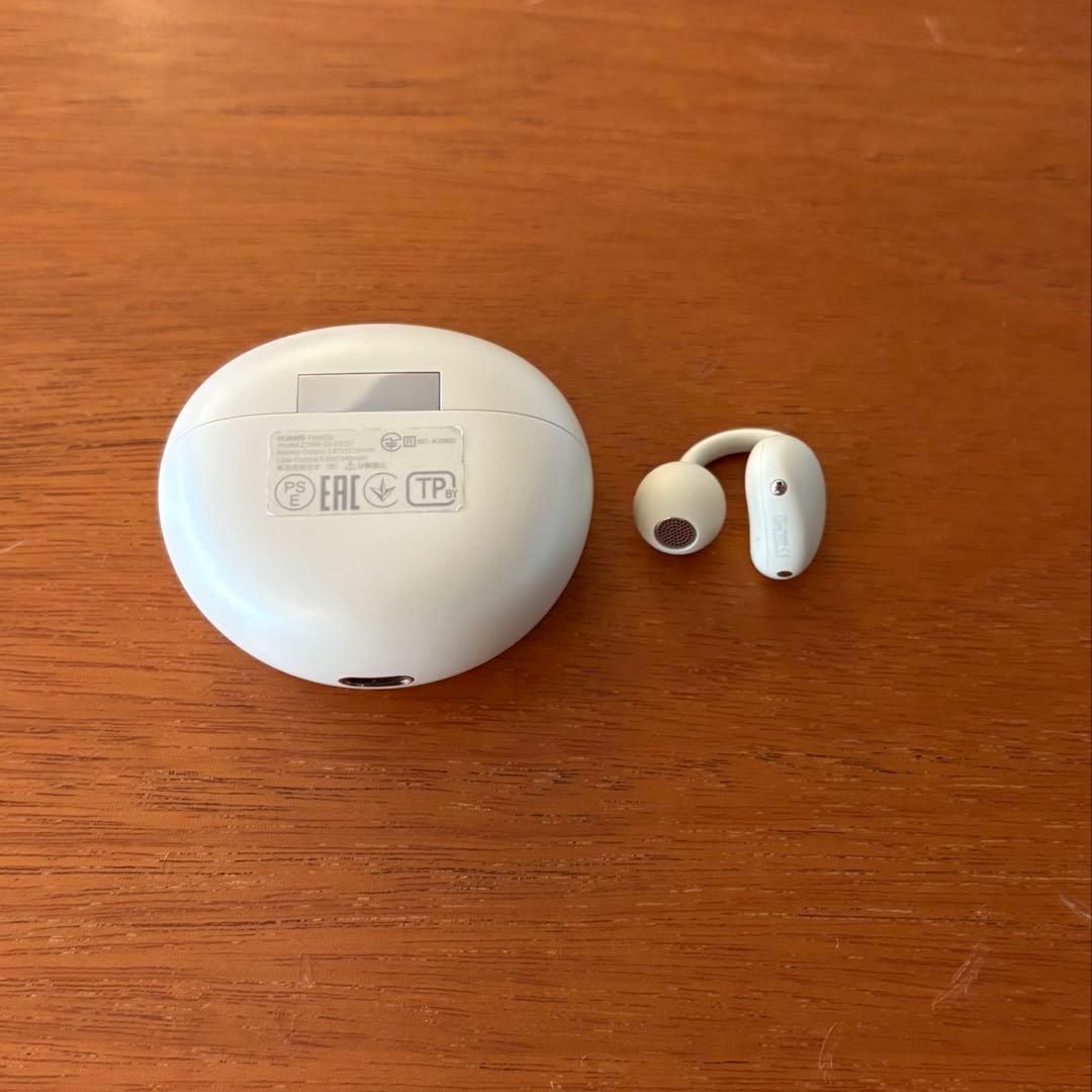 【片耳】HUAWEI FreeClip ワイヤレス イヤークリップ ベージュ
