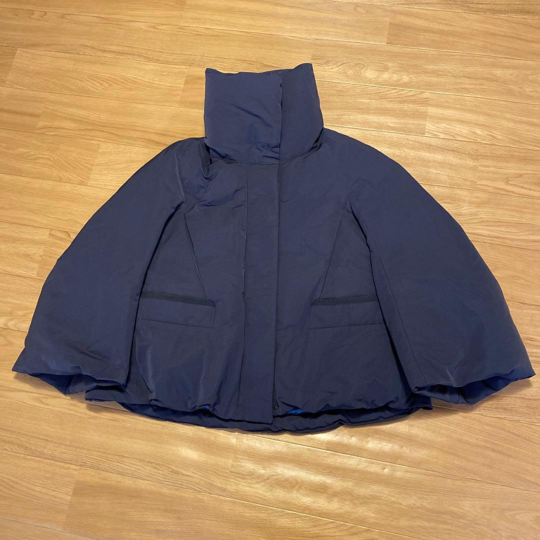 美品！UNIQLO +Jハイブリッドダウンジャケット ジルサンダー　ネイビー　S