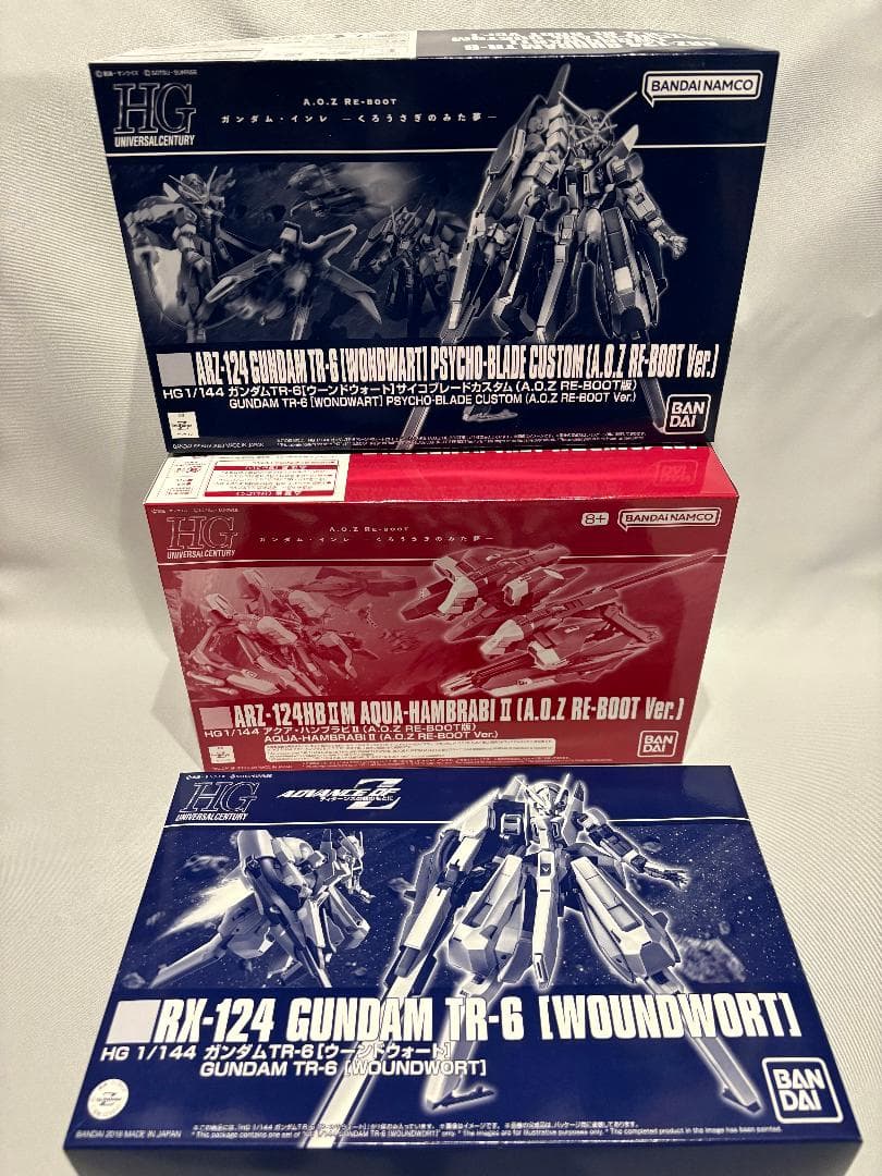 HGUC　ガンダムＴＲ-６関連　３点セット