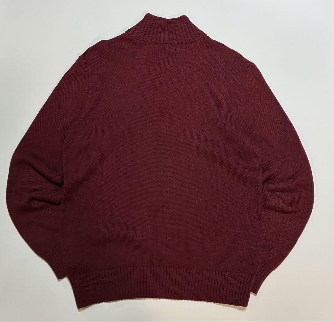 美品! 90’s Ralph Lauren コットンニット ハーフジップ